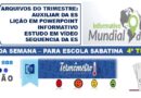 Escola Sabatina – 19-OUTUBRO-2024