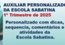 Auxiliar da Escola Sabatina 1º Trimestre 2025 Personalizado