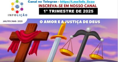 InfoLição da Escola Sabatina 1º Trimestre 2025 em PDF e Powerpoint