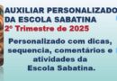 Auxiliar da Escola Sabatina 2º Trimestre 2025 Personalizado