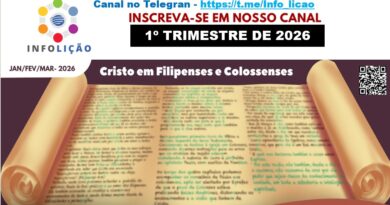 InfoLição + INFOGRAFICO da Escola Sabatina 1º Trimestre 2026 em PDF e Powerpoint