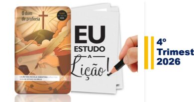 Lição Premiada da Escola Sabatina – 4º TRIMESTRE-2026